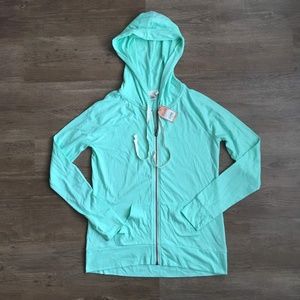 Soft, aqua Mudd sweatshirt